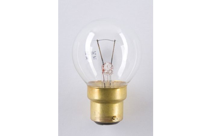 Żarówka trakcyjna 24V 15W B22d/25Ms A45CL 2CT/200 1000h | TRA-0592 Helios