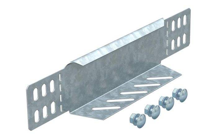 Kątownik redukcyjny/końcówka do korytka kablowego 60x100, St, FS RWEB 610 FS | 7109105 Obo Bettermann