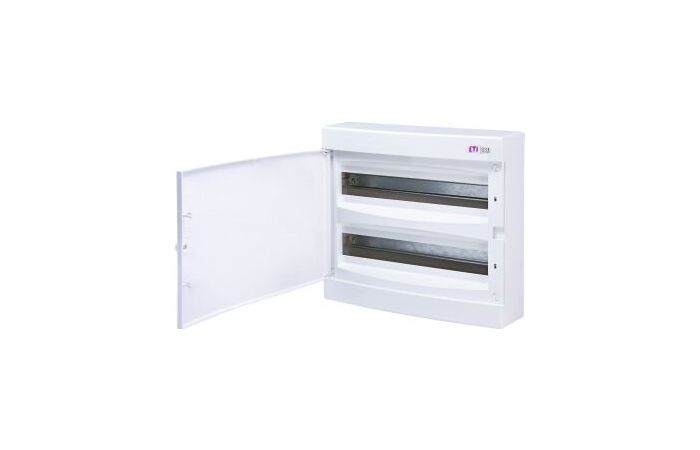 Rozdzielnica modułowa n/t 2x18 ECT 2x18PO-s DIDO drzwi białe IP40 | 001101086 Eti