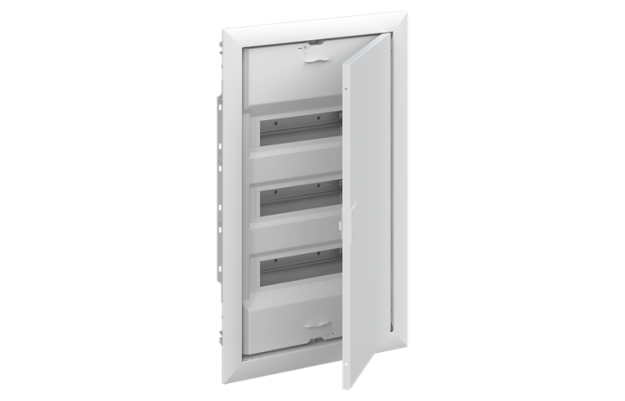 Obudowa p/t IP30 36M z ramką, drzwiami oraz listwami śrubowymi N+PE (zamiennik UK530E), UK636E3 | 2CPX077842R9999 ABB