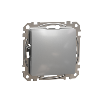 Zaślepka, srebrne aluminium, Sedna Design | SDD113904 Schneider Electric