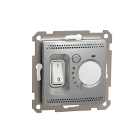 Regulator temperatury  z wbudowanym czujnikiem, srebrny aluminium | SDD113506 Schneider Electric