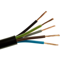 Przewód warsztatowy H05VV-F (OWY) 5x1,0 żo 300/500V czarny KRĄŻEK | 5907702817033 EK Elektrokabel