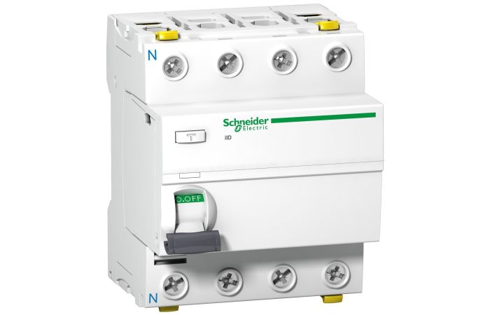 Wyłącznik różnicowoprądowy 4P 63A 30mA typ AC, iID-63-4-30-AC, Acti 9 | A9Z11463 Schneider Electric