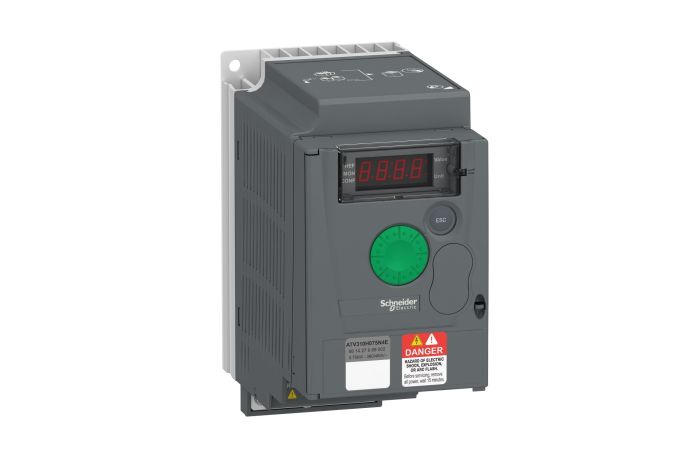 Przemiennik częstotliwości ATV310, 3-fazowy, 0,75kW, 380-460V IP20, bez filtra EMC, Easy Altivar 310 | ATV310H075N4E Schneider Electric