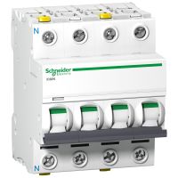 Wyłącznik nadprądowy Acti 9 IC60N 6KA C63 3P+N | A9F04763 Schneider Electric