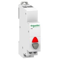 Przycisk pojedynczy z lampką (z samopowrotem) iPB-20-01-I 20A 1NC 110-230 VAC, Acti 9 | A9E18037 Schneider Electric