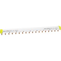 Szyna łączeniowa ( sztyftowa ) N-L1-N-L2-N-L3 3P+N 18 modułów 100A, Acti9 | A9XPH518 Schneider Electric