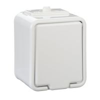 Gniazdo pojedyncze z/u 16A IP44 biały Cedar Plus | GWN140PC01 Schneider Electric