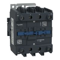 Stycznik mocy TeSys D 125A 4P 37KW 48V AC 2NO 2NC AC-1 zaciski śrubowe | LC1D80008E7 Schneider Electric