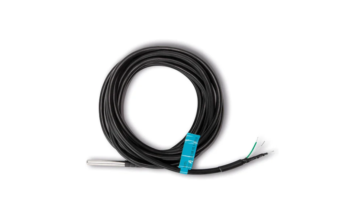 Cyfrowy czujnik temperatury, montaż wpuszczany - średnica 6 mm, dlugość kabla 3 m, interfejs 1-wire | DS-T2 Satel