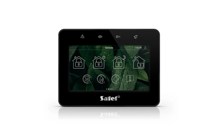 Manipulator graficzny z ekranem dotykowym 4,3" (czarny) | INT-TSG2-B Satel