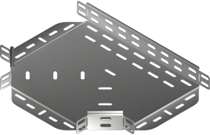 Trójnik korytka TKL100H42, gr.blachy 0,7 mm | 142510 Baks