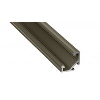Profil C kątowy 2m inox anodowany AL-PROFIL C 16,6x23,3mm GXLP817 | 10-0033-20 LED Labs