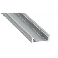 Profil D nawierzchniowy 2m srebrny anodowany AL-PROFIL D 6,3x16mm | 10-0044-20 LED Labs