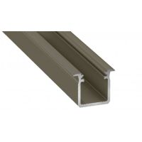 Profil G wpuszczany 2m inox anodowany AL-PROFIL G 18x22mm GXLP825 | 10-0073-20 LED Labs