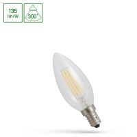 Lampa LED COG 5,5W 740lm NW 4000K E14 230V CLEAR świeczka przeźroczysta neutralna biała | WOJ+14388_5.5W Wojnarowscy