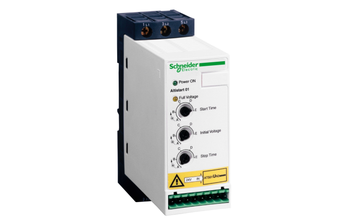 Układ łagodnego rozruchu ATS01 3-fazowe 380/415VAC 50/60Hz 5,5kW 12A IP20, Altistart 01  | ATS01N212QN Schneider Electric