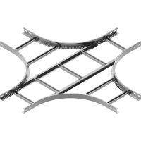 Czwórnik drabinki CZDC400H50 N, gr. blachy 2,0mm | 457540 Baks