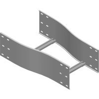 Redukcja symetryczna RSDST300/200H200, gr. blachy 3,0mm | 434633 Baks