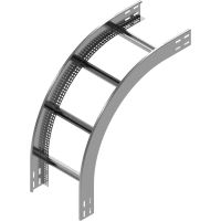 Łuk pionowy zewnętrzny drabiny LPDZC400H80N, gr.blachy 2.0mm | 489140 Baks