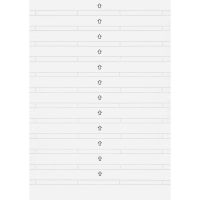 Merten, D-Life, akcesoria, pola opisowe, arkusz 36 pól, biały polarny | MTN395019 Schneider Electric