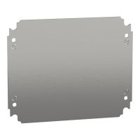Płyta montażowa pełna ocynkowana do obudów wiszących 250x 300mm Spacial | NSYMM3025 Schneider Electric