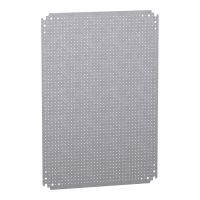 Płyta montażowa Spacial mikroperforowana do obudów wiszących 700x 500mm | NSYMF75 Schneider Electric
