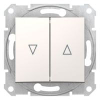 Łącznik żaluzjowy z blokadą elektryczną 10AX/250V kremowy, Sedna | SDN1300123 Schneider Electric