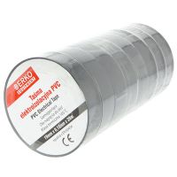 Taśma izolacyjna T PVC 19X20, szara | TPVC_19-20-SZARA/1 Erko