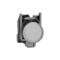 Lampka sygnalizacyjna Fi-22mm 110-120VAC, biała Harmony XB4 | XB4BVG1 Schneider Electric