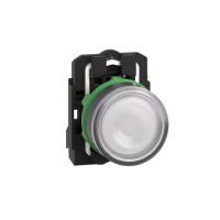 Przycisk Harmony XB5 podświetlany, biały, samopowrotny | XB5AW31B1 Schneider Electric