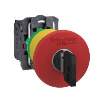 Przycisk stop awaryjny Fi-40mm czerwony plastikowy | XB5AS9445 Schneider Electric