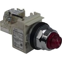 Lampka podświetlająca typu PUSH/TEST, szklana kolorowa nasadka, Harmony 9001K | 9001KT1R31 Schneider Electric