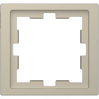 Ramka Merten D-Life 1-krotna, piasek sahary | MTN4010-6533 Schneider Electric