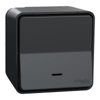 Łącznik schodowy z podświetleniem, antracyt, Mureva | MUR35024 Schneider Electric