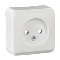 Gniazdo pojedyncze bez uziemienia 16A IP20 białe GWN-120P, Prima | WDE001000 Schneider Electric