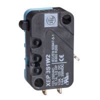 Wyłącznik krańcowy miniaturowy OsiSense XC niska siła utrzymania tłok płaski 6.35 mm zaciski kablow | XEP3S2W3 Telemecanique Sensors