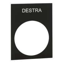 Etykieta Harmony XB2 z opisem do oznakowania | ZB2BY2609 Schneider Electric