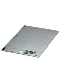 Szyld z tworzywa sztucznego US-EMLP (49X15) SR, karta nieopisana, srebrna | 0828902 Phoenix Contact