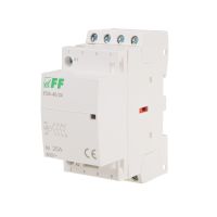 Stycznik modułowy, montaż na szynie, styki 4NO, 25A | ST25-40-24V F&F