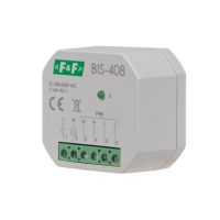 Przekaźnik bistabilny p/t do podświetlanych przycisków BIS-408 1xNO 230VAC/16A | BIS-408 F&F