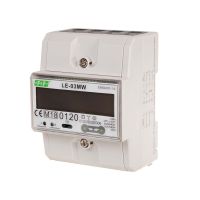 Licznik energii elektrycznej 3-fazowy 80A, MID | LE-03MW F&F