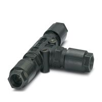 Rozdzielacz T - QPD T 4PE 3X9-16 BK | 1405402 Phoenix Contact