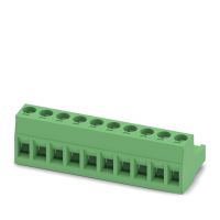 Łączniki wtykowe płytek drukowanych MSTB 2,5/10-ST-5,08, 10-biegunowy, 320V, zielony | 1757093 Phoenix Contact