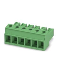 Łączniki wtykowe płytek drukowanych PC 4/ 6-ST-7,62, 6-biegunowy, 630V, zielony | 1804946 Phoenix Contact