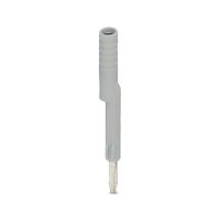 Adapter testowy do wtyków pomiarowych 4mm i złączek szynowych z podziałką od 8,2mm, szary | 3032790 Phoenix Contact