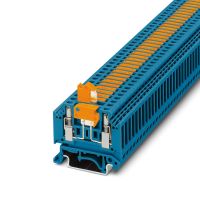 Złącze z odłącznikiem nożowym, z zaciskami śrubowymi MTK-P/P BU, niebieskie | 3104097 Phoenix Contact