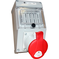 Zestaw instalacyjny z gniazdem 16A 5P+2x2P+Z | ZI34\X211 Spamel