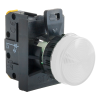 Lampka sygnalizacyjna 230V LED standard, biała | ST22-LB-230-LED\AC Spamel